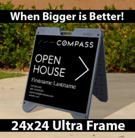 Picture for category Compass Open House Black Ultra A-Frame 24"x24"