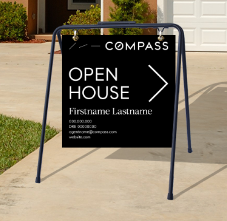 Picture for category Compass Open House Black Metal A-Frame