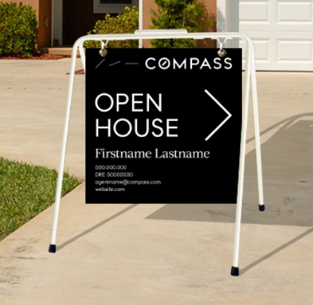 Picture for category Compass Open House White Metal A-Frame