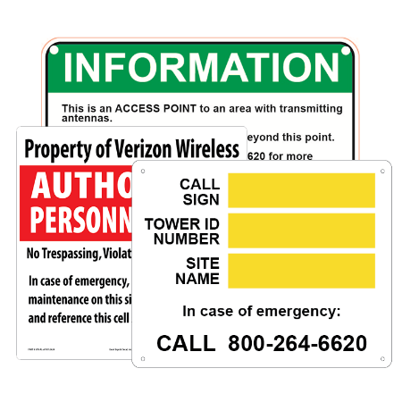 Picture for category Verizon Authorized Personnel Signs & Decals