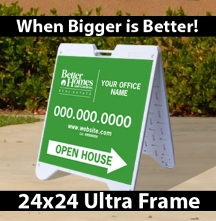 Picture for category Better Homes & Gardens Open House White Ultra A-Frame 24"x24"