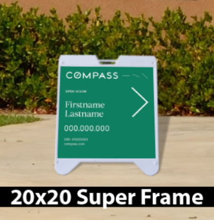 Picture for category Compass Special Area Open House White Super A-Frame 20"x20"