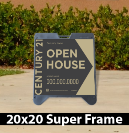 Picture for category Century 21 Open House Black Super A-Frame 20"X20"