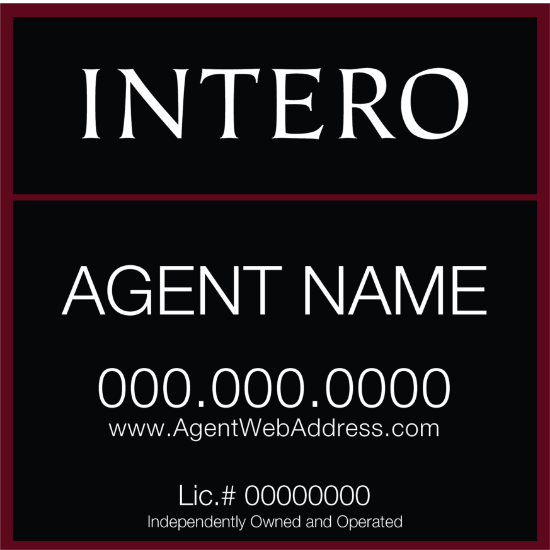 Picture of INTERO 24"x24" IFS Yard Sign - Standard