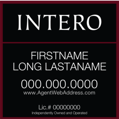 Picture of INTERO 24"x24" IFS Yard Sign - Two Line