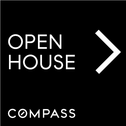 Picture of Compass 24"x24" O.H. Black Metal Frame - Generic Black Sign B