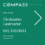 Picture of Compass 24"x24" S.A. O.H. Black Ultra Frame - Silver Creek