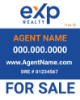 Picture of eXp Realty 30"x24" Yard Sign - Blue