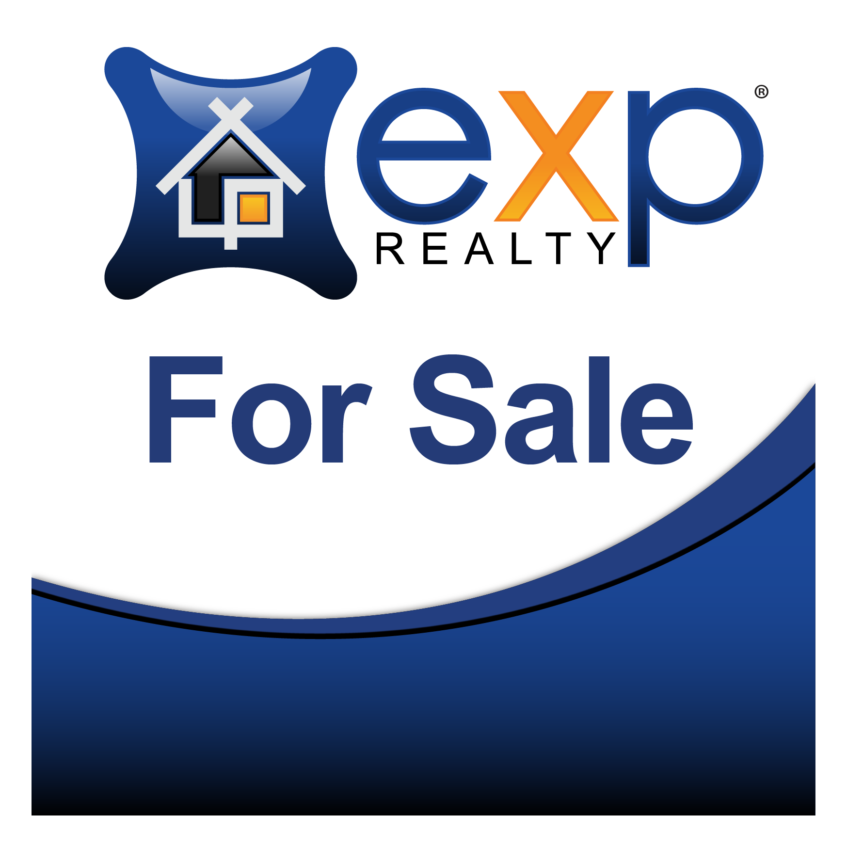 eXp Realty 24"x24" Yard Sign Classic. Excel Sign & Decal, Inc.