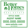 Picture of Better Homes 24"x24" Yard - White Sign A