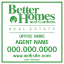 Picture of Better Homes 24"x24" Yard - White Sign A