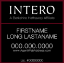 Picture of INTERO 18"x18" BHA Condo Sign - Two Line