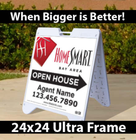 Picture for category HomeSmart Open House White Ultra A-Frame 24"x24"