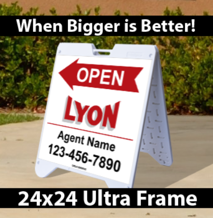 Picture for category LYON Open House White Ultra A-Frame 24"x24"