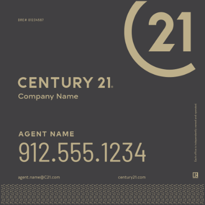 Picture of Century 21 24"x24" Yard - Grey Sign B