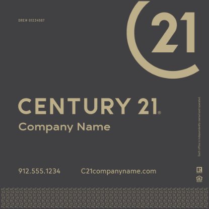 Picture of Century 21 24"x24" Yard - Grey Sign C