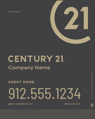 Picture of Century 21 30"x24" Yard - Grey Sign B