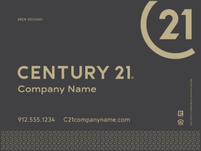 Picture of Century 21 18"x24" Yard - Grey Sign C