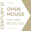Picture of Century 21 20"x20" O.H. White Super Frame - White Sign A