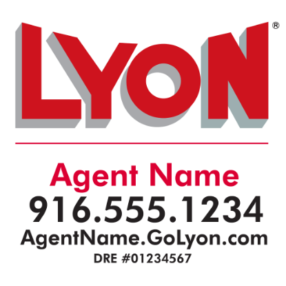 Picture of LYON 24"x24" Yard Sign - Standard