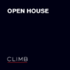 Picture of Climb 24"x24" O.H. Black Super Frame - Blue Sign B