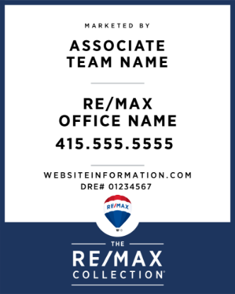 Picture of RE/MAX Collection 30"x24" Yard - Associate Team Name