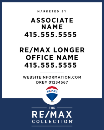 Picture of RE/MAX Collection 24"x30" Yard - Longer Office Name