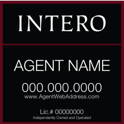 Picture of INTERO 18"x18" IFS Condo Sign - Standard