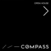 Picture of Compass 24"x24" O.H. Black Ultra Frame - Black Sign B