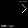 Picture of Compass 20"x20" O.H. White Super Frame - Black Sign D