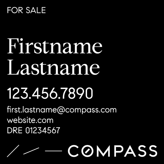 Picture of Compass Condo - Black Sign A