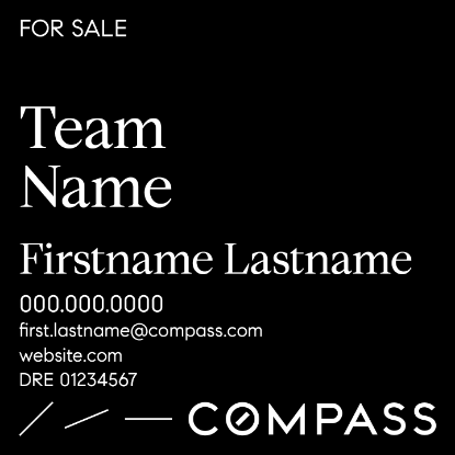 Picture of Compass Condo - Black Sign B