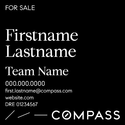 Picture of Compass Condo - Black Sign C