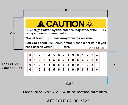 Picture of ATT-POLE-CA-DC-6525 (Pack of 15)