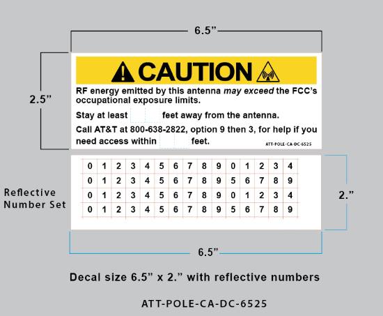 Picture of ATT-POLE-CA-DC-6525 (Pack of 15)