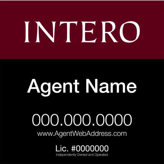 Picture of [OLD] INTERO 24"x24" IFS Yard Sign - Classic
