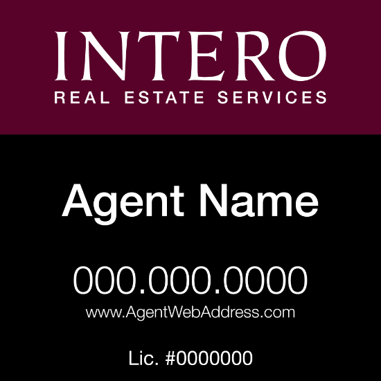 Picture of INTERO 24"x24" RES Yard Sign - Classic