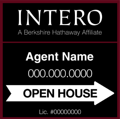 Picture of [REPLACEMENT PANEL] INTERO 24"x 24" Open House Ultra Frame - Alt 