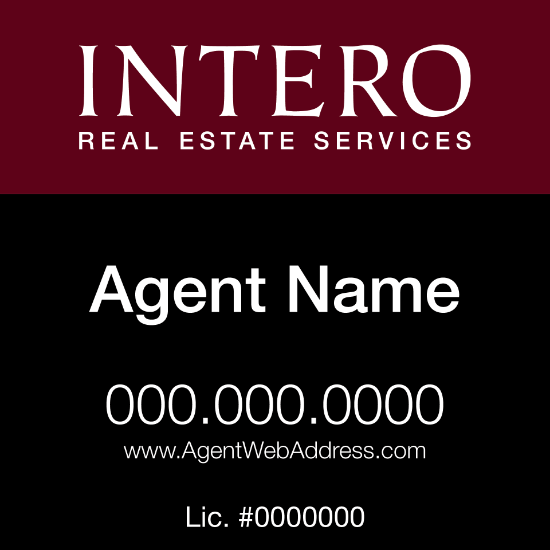 Picture of INTERO 24"x24" RES Yard Sign - Classic - Copy