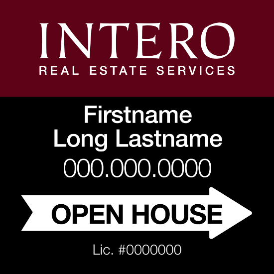 Picture of [REPLACEMENT PANELS] INTERO 20"x20" Open House Super Frame - Classic Two Line - Copy