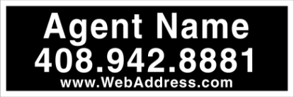 Picture of INTERO 8"x24" Name Rider - 