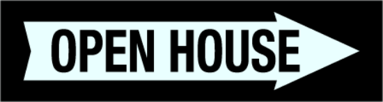 Picture of INTERO 6"x24" - Open House Arrow - Copy