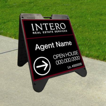 Picture for category Intero Corporate Open House Black Super A-Frame 20"x20"