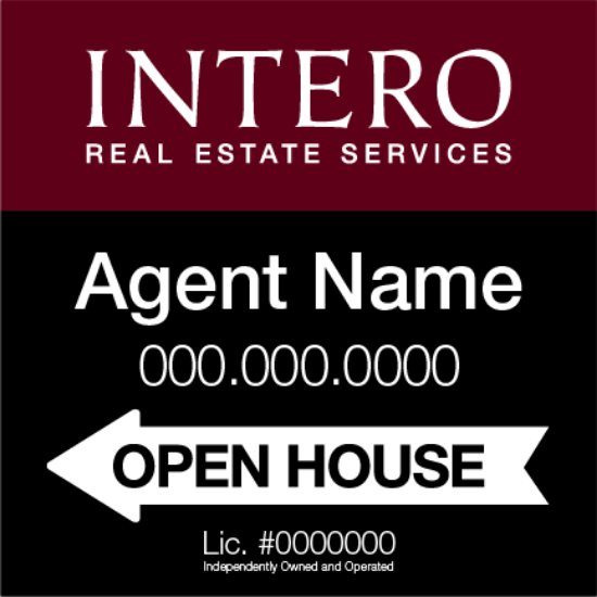 Picture of [REPLACEMENT PANELS]INTERO 20"x20" Open House Super Frame - Classic - Franchised