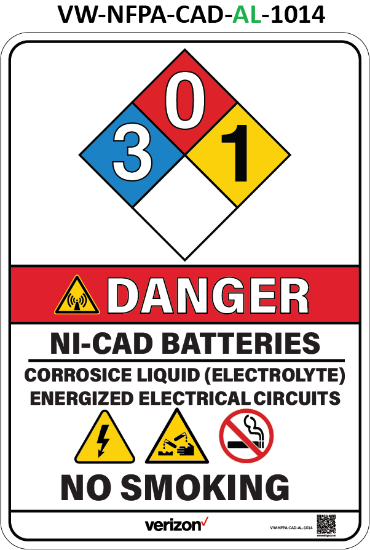 Picture of VW-NFPA-CAD-AL-1014 | VW-NFPA-CAD-DC-1014 | VW-NFPA-CAD-PE-1014 