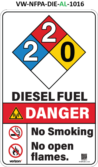 Picture of VW-NFPA-DIE-AL-1016 | VW-NFPA-DIE-DC-1016 | VW-NFPA-DIE-PE-1016