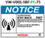 Picture of VW-V001-SBF-PE-75